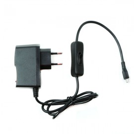 EU Standard 5V 2.5A Power Supply With Power Switch Charger For Raspberry Pi