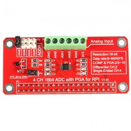 ADS1115-ADC Module For Raspberry Pi 3 / 2 / B+