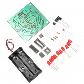 DIY Wheel Of Fortune Training Kit Electronic Lucky Rotary LED Flash Kit