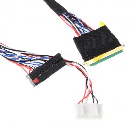 40 Pin 1 Channel 6 Bit LED LCD LVDS Screen Cable For Display