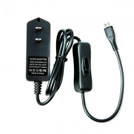 US Standard 5V 2.5A Power Supply With Power Switch Charger For Raspberry Pi