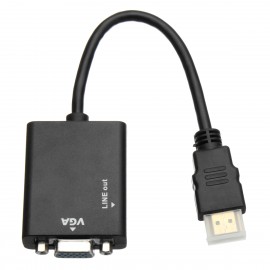 HDMI Male To VGA Female Video Adapter Cable Converter For Raspberry Pi 3/2B