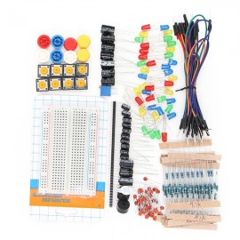 Geekcreit® Portable Components Starter Kit For Arduino Resistor / LED / Capacitor / Jumper Wire / 400 Hole Breadboard / Resistor Kit With Plastic Box