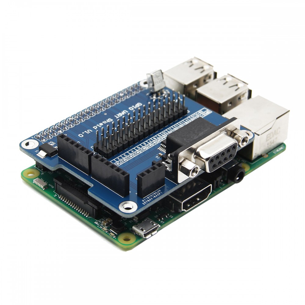 GPIO Serial Port Expansion Board RS232 For Raspberry Pi