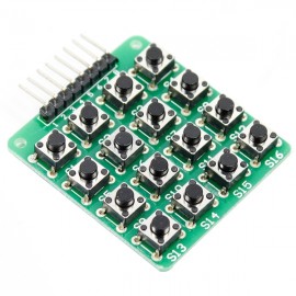 4 x 4 16 Key Matrix Keyboard Module for Arduino (Green)