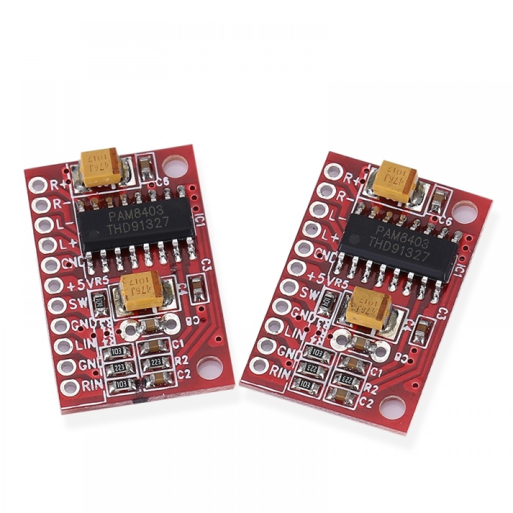 2 PCS LandaTianrui LDTR-WG0126 3W Audio Amplifier Board (Red)