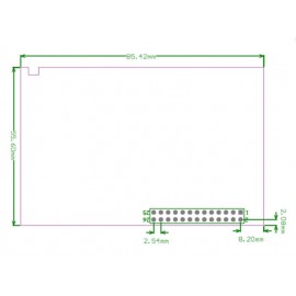 3.5 inch LCD TFT Touchscreen Display Touch Shield with Stylus Pen for Raspberry Pi