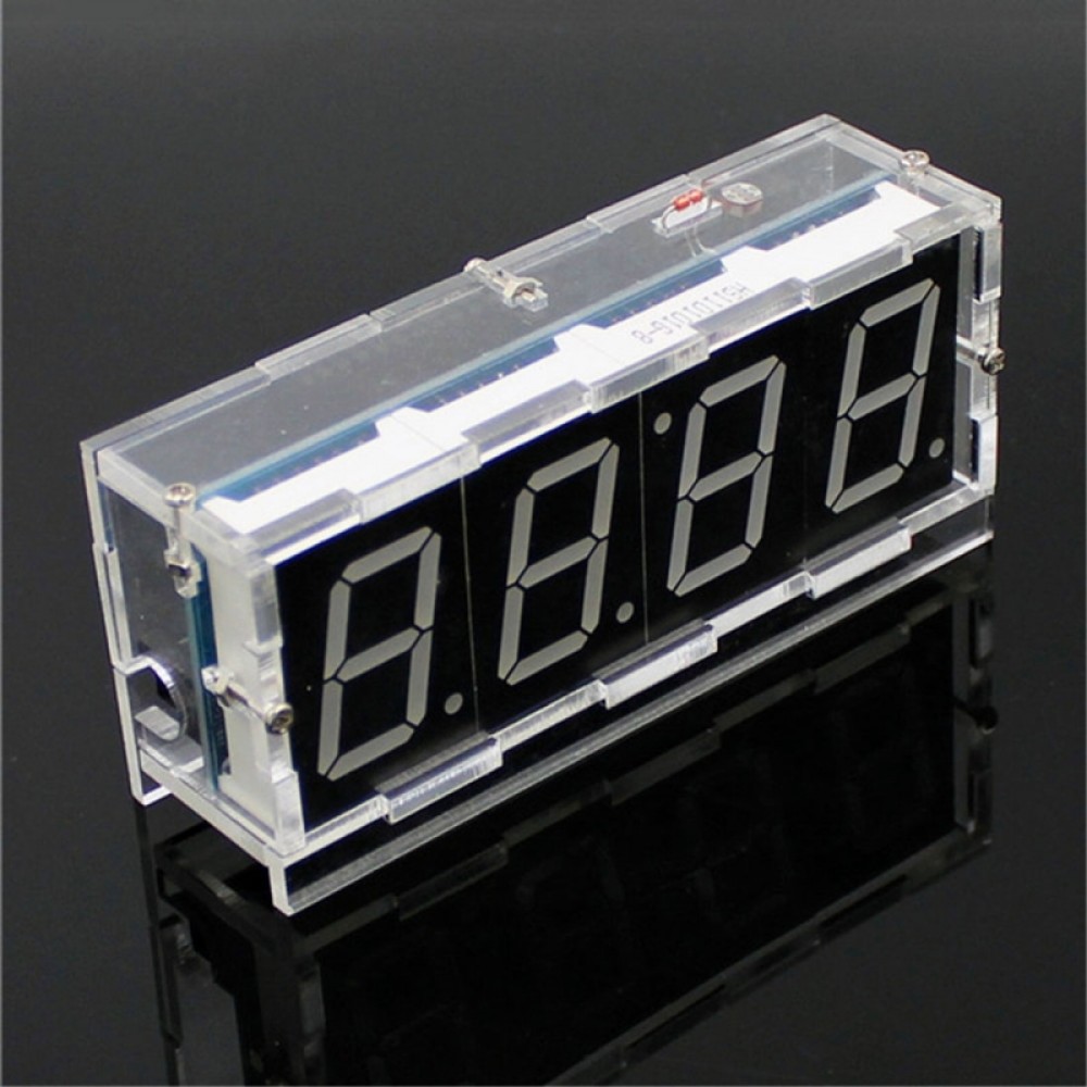 SZ-0001 Microcontroller LED Digital Clock DIY Kit Set – Colormix