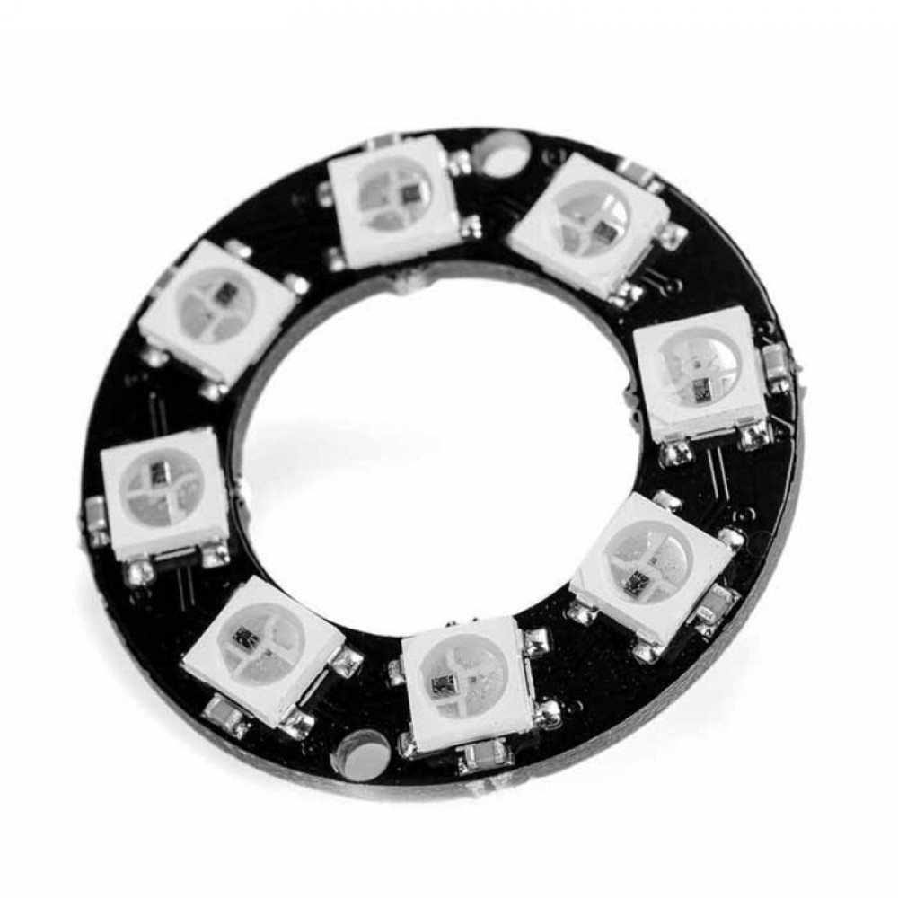 LDTR – Y0008 WS2812B 5050 RGB LED Smart RGB Ring 32mm 8 Bit for Arduino – Black