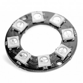 LDTR – Y0008 WS2812B 5050 RGB LED Smart RGB Ring 32mm 8 Bit for Arduino – Black