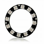 LDTR – Y00012 WS2812B 5050 LED Smart RGB Ring 50mm 12 Bit for Arduino – Black