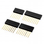 LDTR – PJ0004 Female Pin Header Set for Arduino UNO R3 6P + 8P + 10P – Black