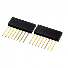 LDTR – PJ0004 Female Pin Header Set for Arduino UNO R3 6P + 8P + 10P – Black