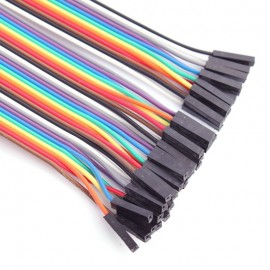 40-Pin F – F Rainbow Dupont Cable Female to Female Jumper Wire for Arduino