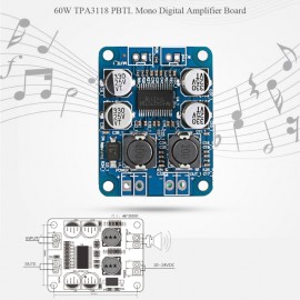 60W High-power Single-channel Digital Amplifier Board