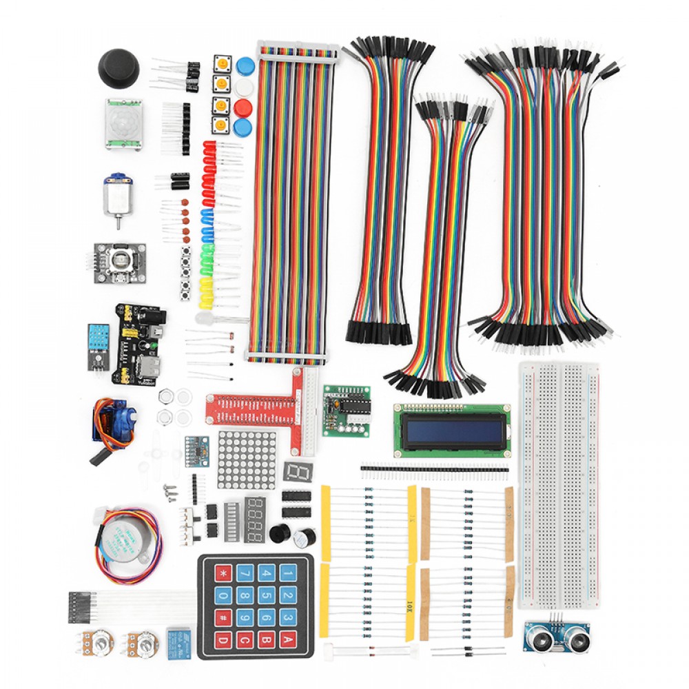 DIY Super Starter Experimental Platform Kit With Python Motor For Raspberry Pi 3 Pi 2 Model B/B+